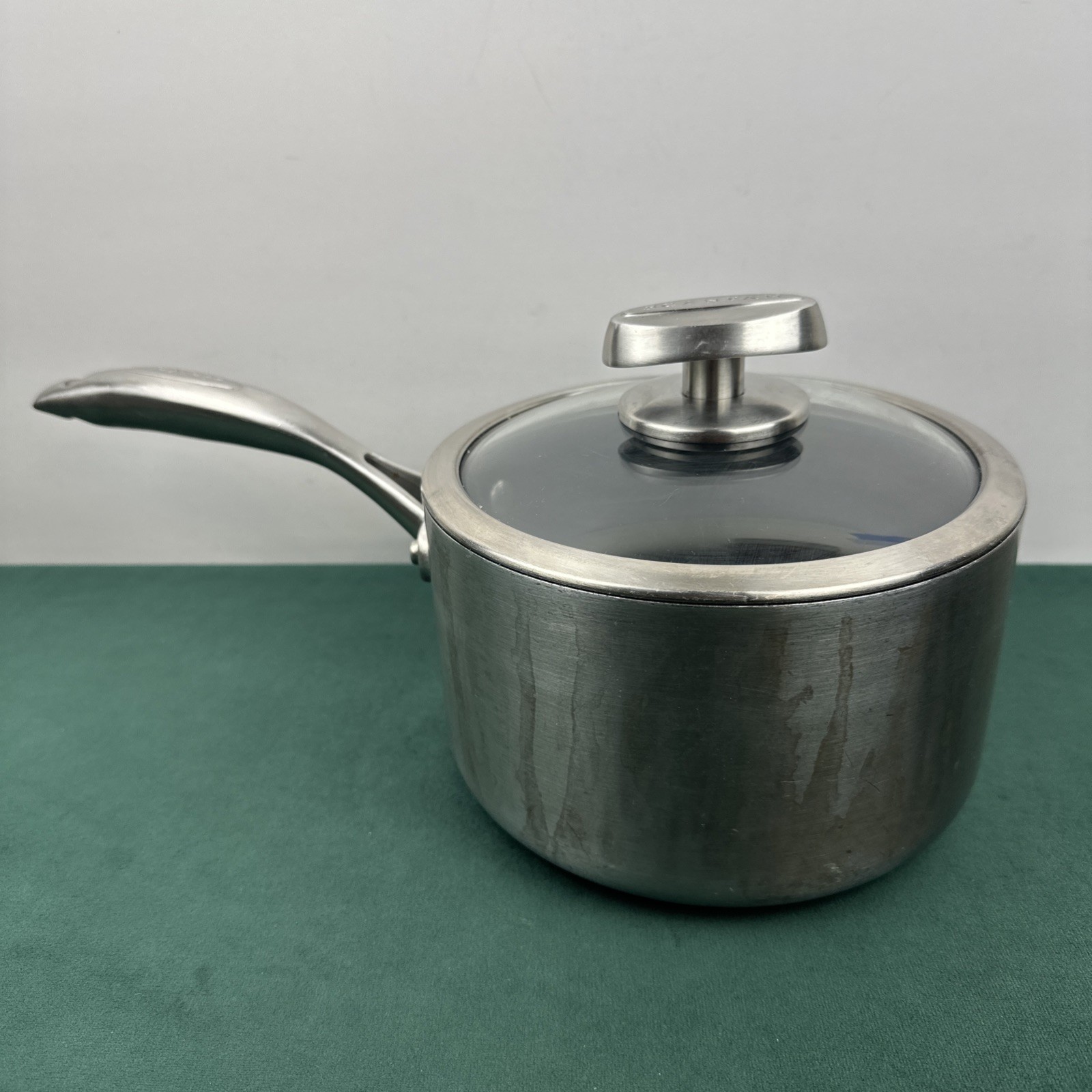 Scanpan CTQ 7” Ceramic Titanium Saucepan w/ Lid Induction Made in Denmark
