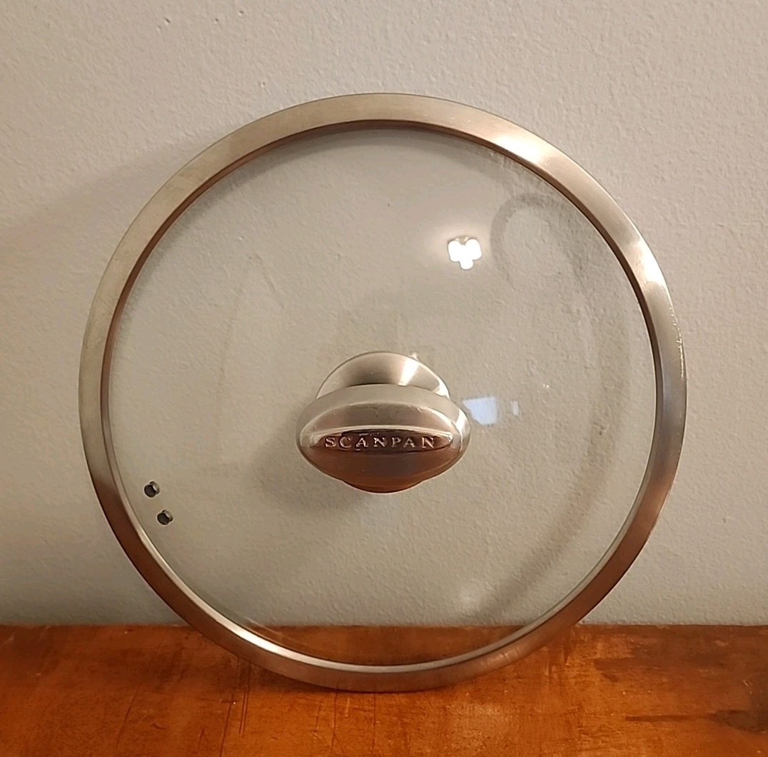 Scanpan Glass Vented Lid ONLY 10.5″ Cover Ceramic Titanium Frypan 10 9/16″