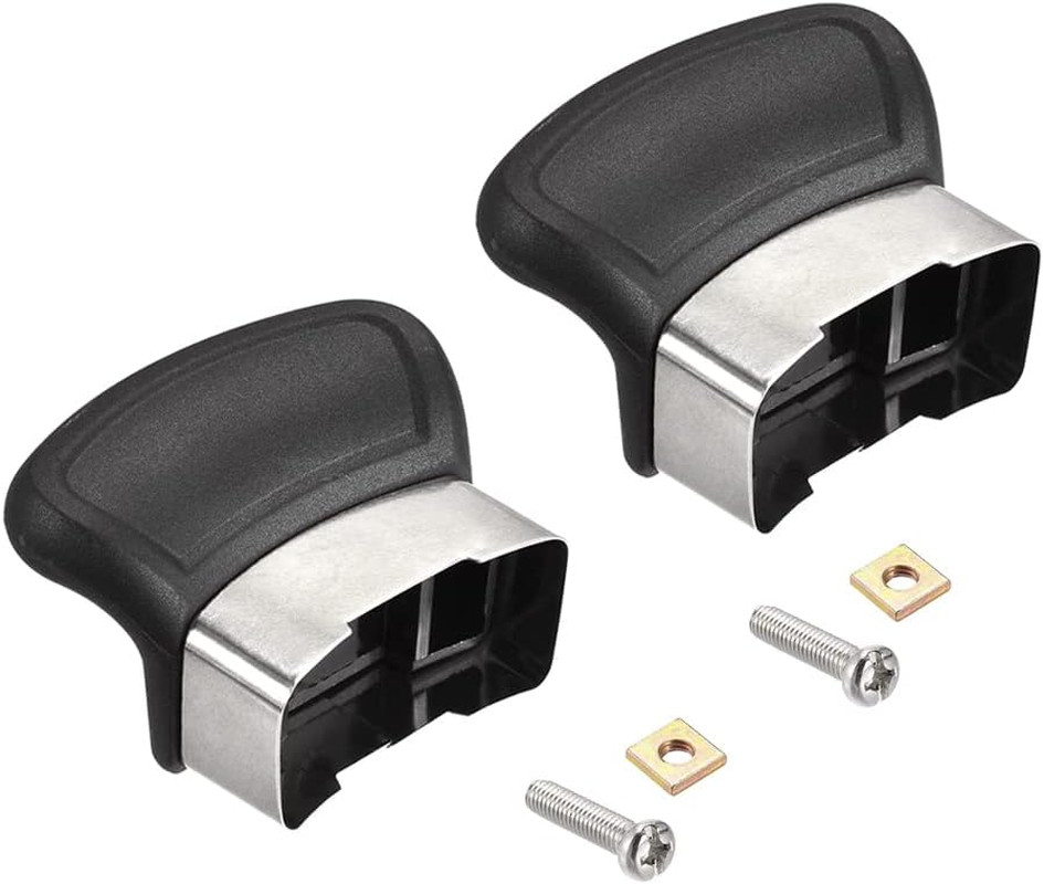 Replacement Handles for Single-Hole Pots and Pans – 2 Pack Black