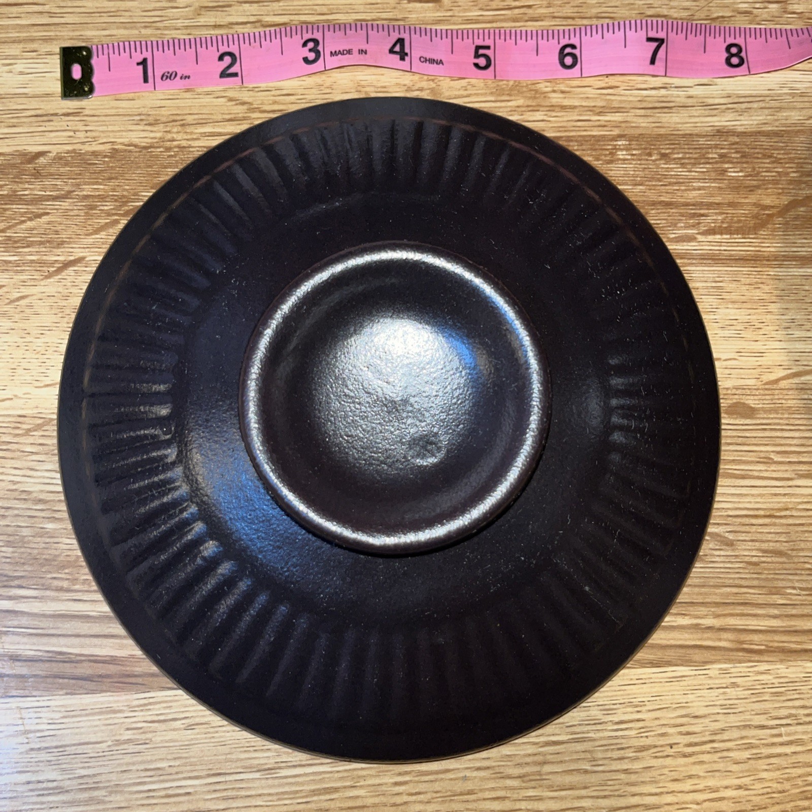Korean Ttukbaegi Pot With Lid Stoneware 6 3/4 In Wide 5 In Tall