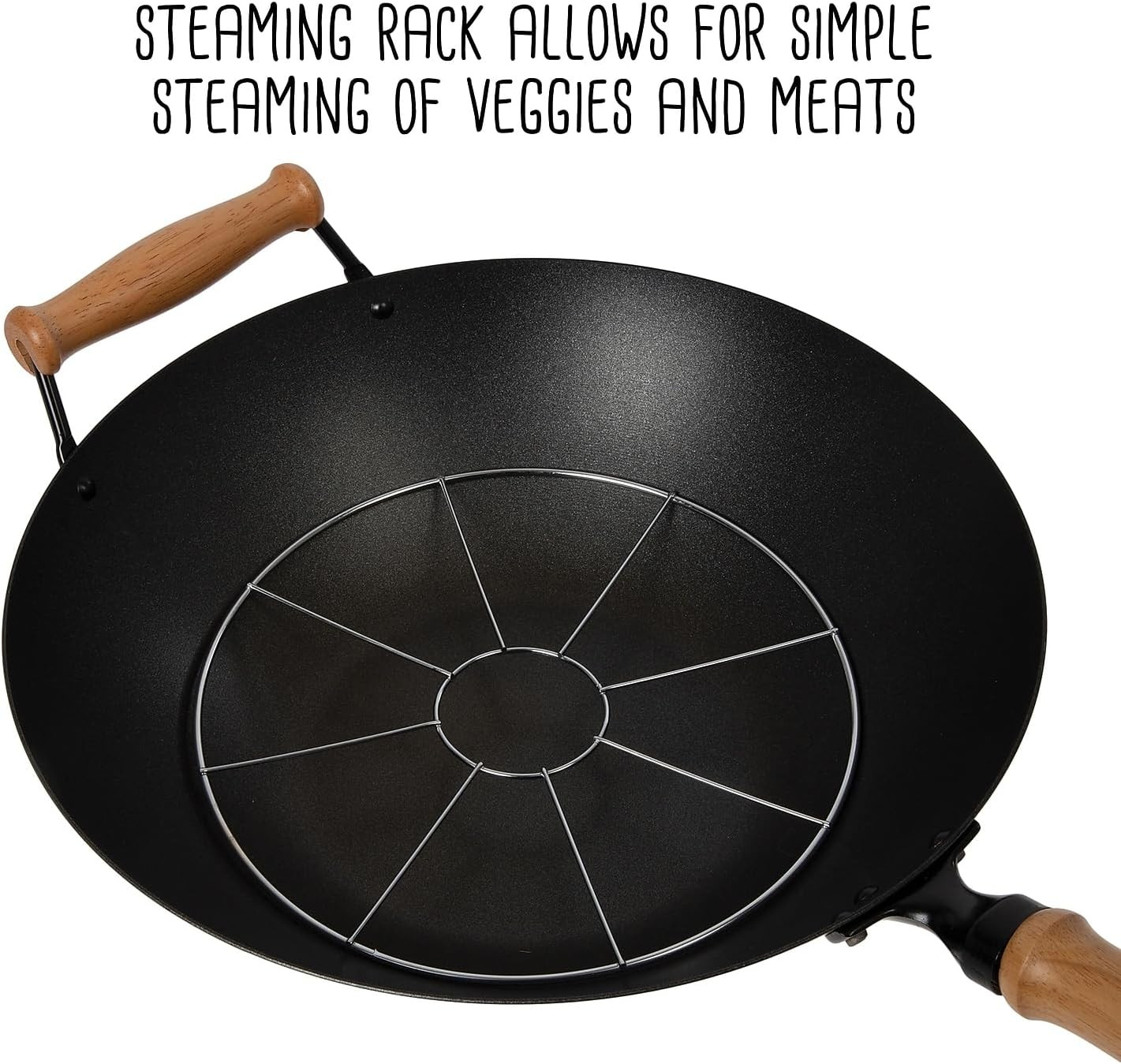Pro Chef 14″ Non-Stick Wok Set – 10 Piece Excalibur Cooking Collection