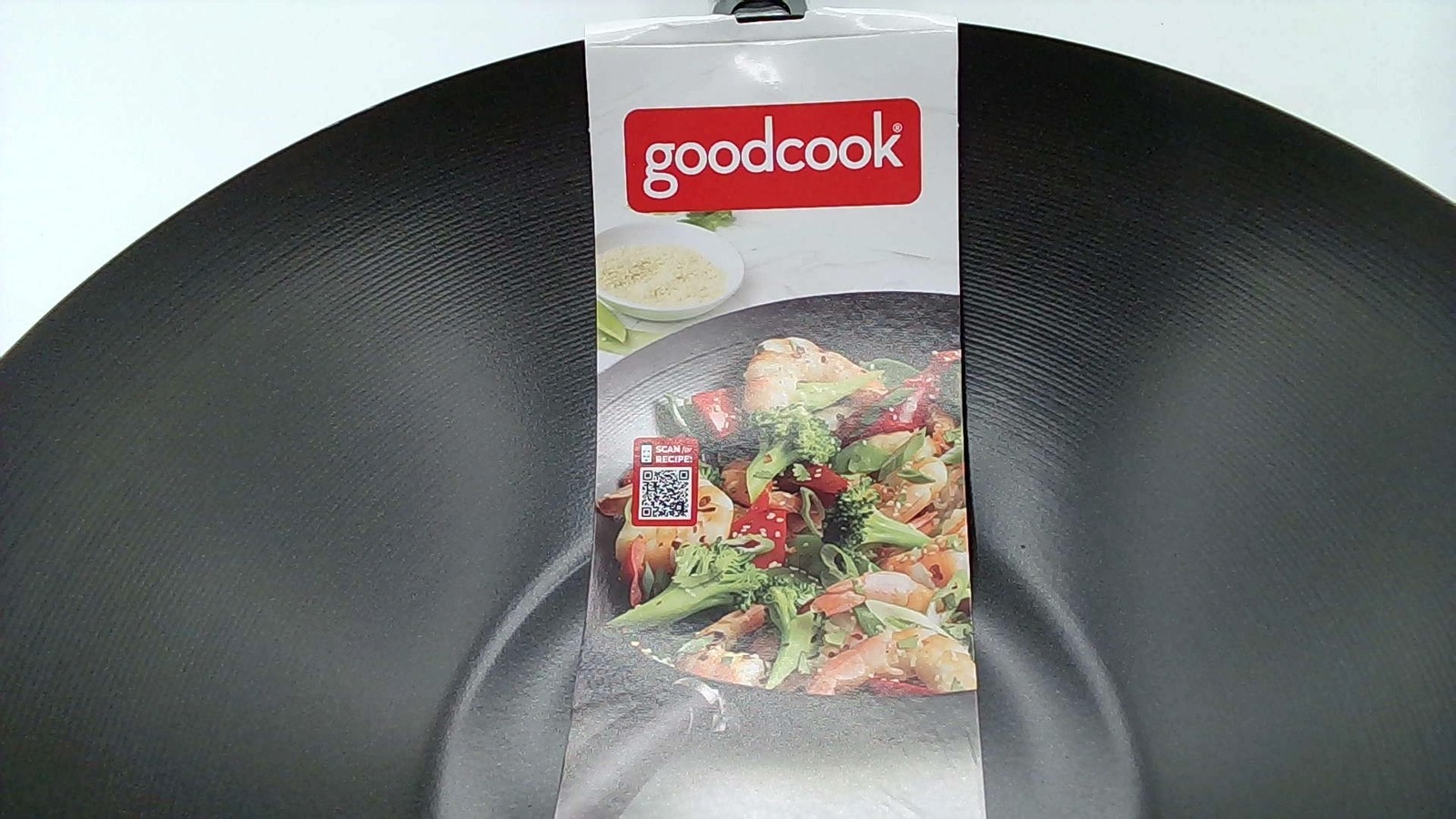 Goodcook Non-Stick Steel Wok 12 In Kitchen Stir-Fry Cookware Easy Clean Tool