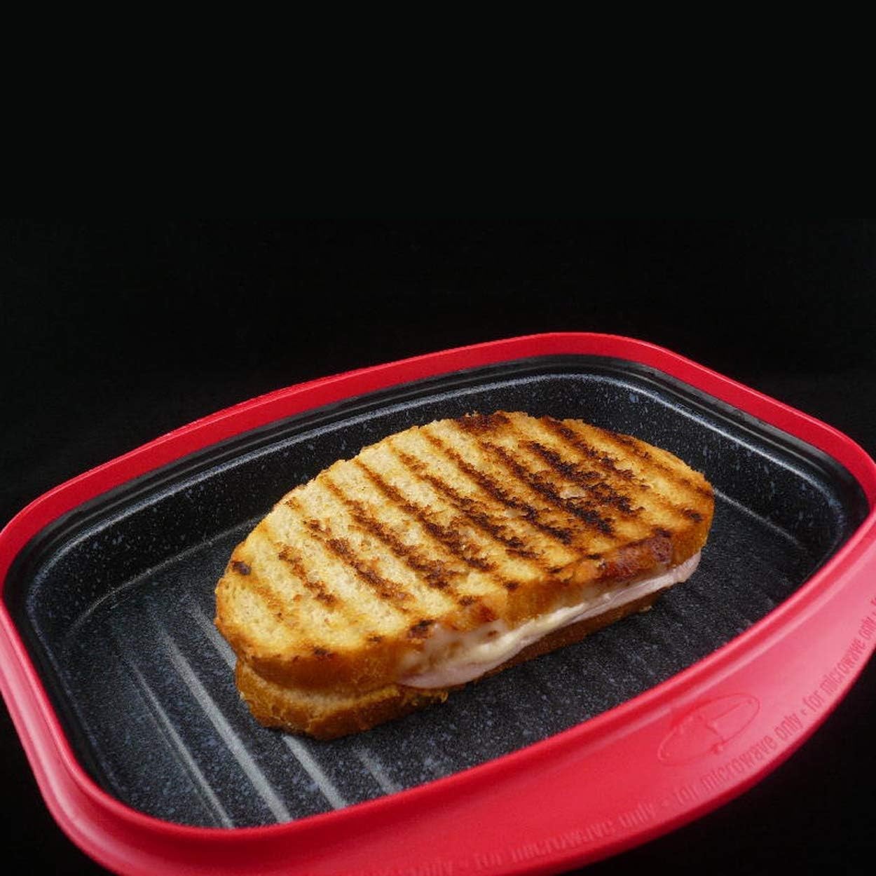 Grill Pan For Microwave Cooking Red