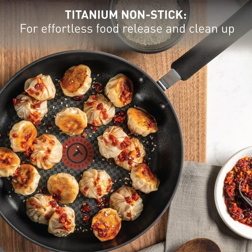 NEW T-Fal Ultimate Hard Anodized Nonstick Cookware Set 17-Piece Dishwasher Safe