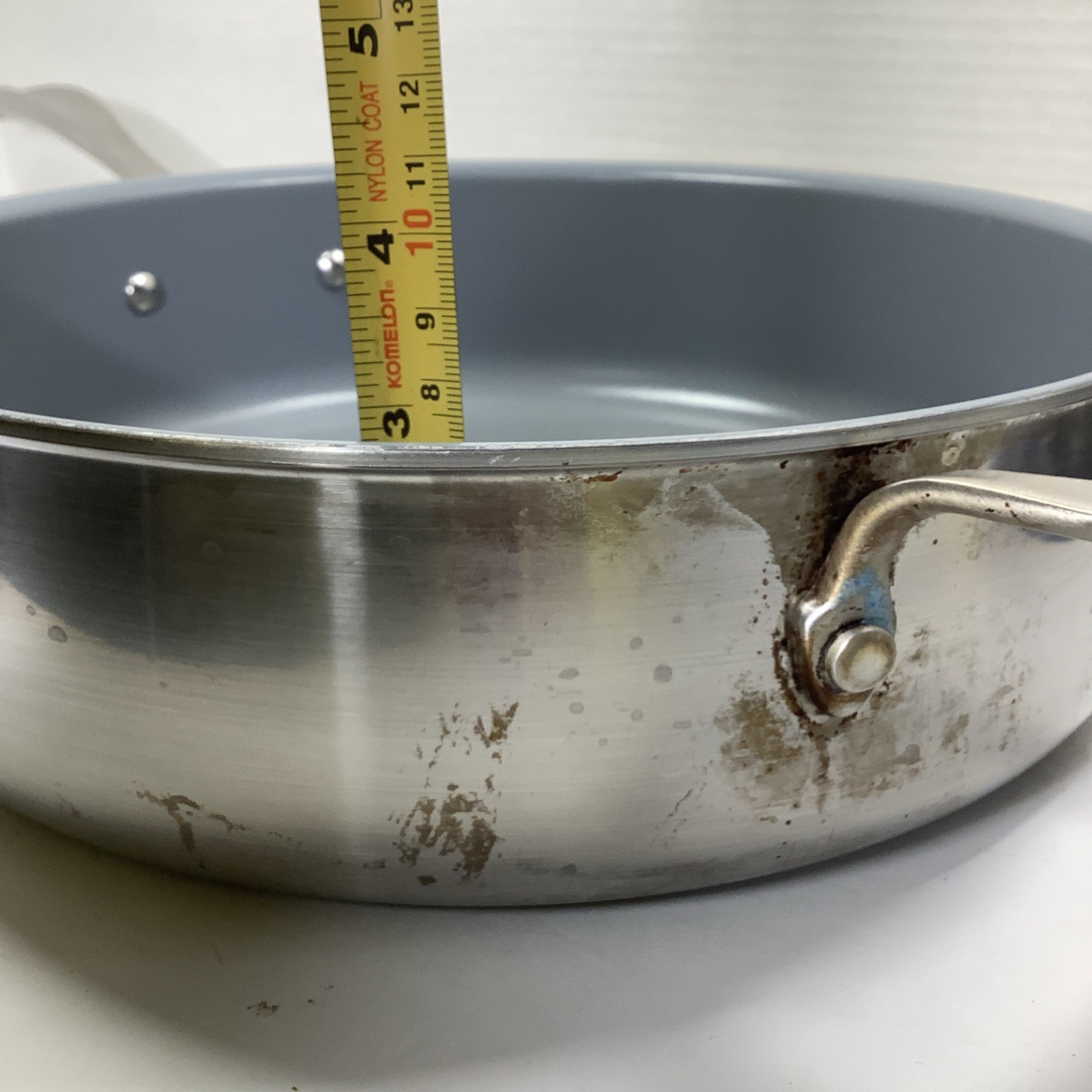 JA Henckels Non Stick 11.5 in Skillet Chicken Fryer Helper Handle Lid Saute