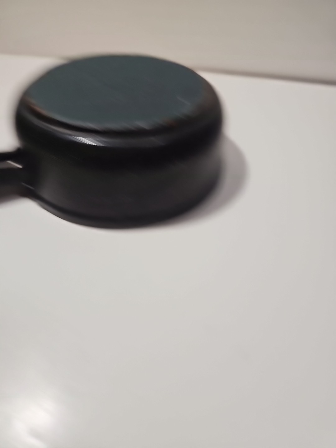 Staub Cast Iron Mini Cheese Fondue Pot-Matte Black 4.5” Diameter – Used