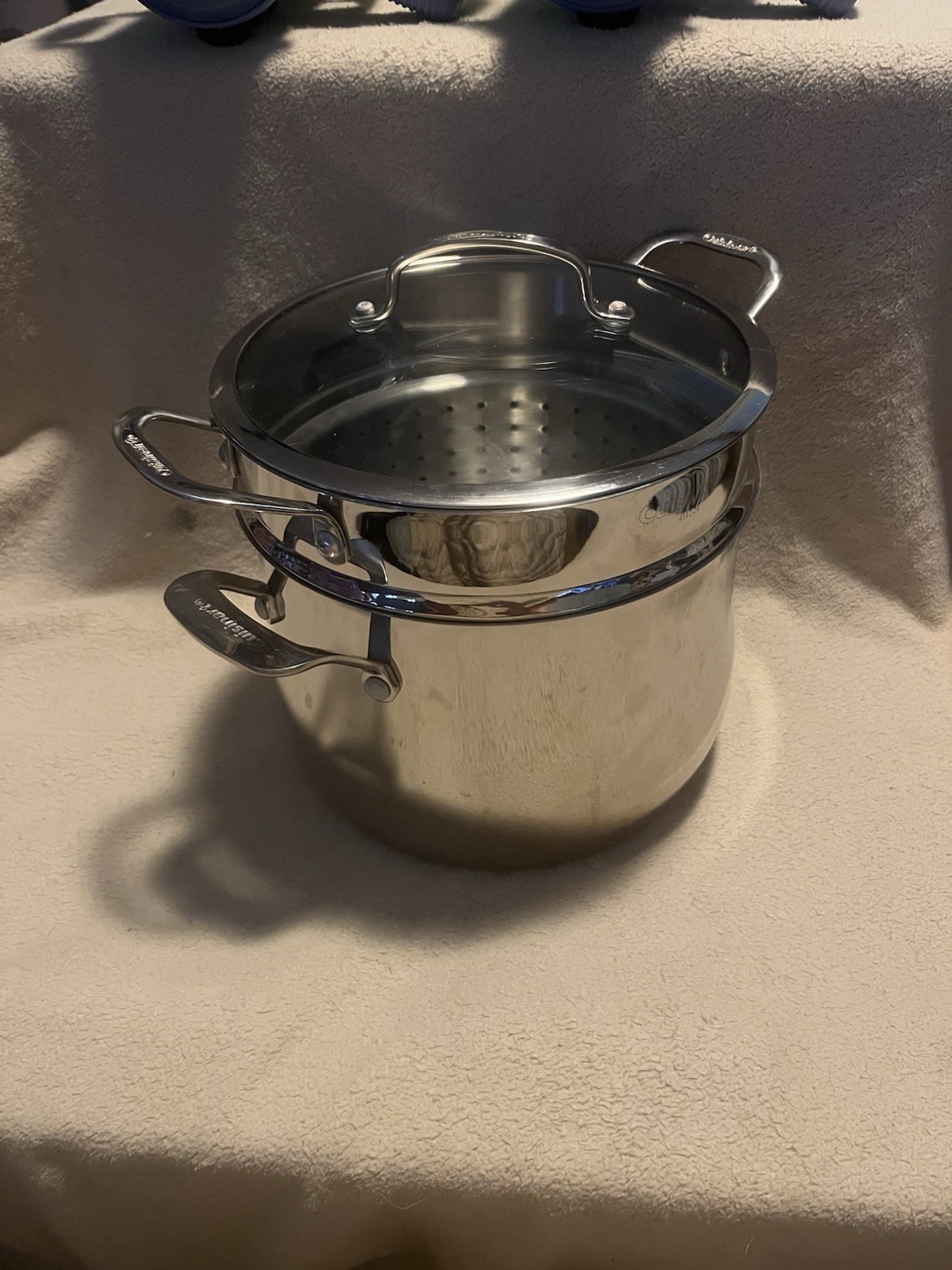 Cuisinart 8-Qt Stockpot 466-24 & Steamer Stainless Steel MultiClad Pro
