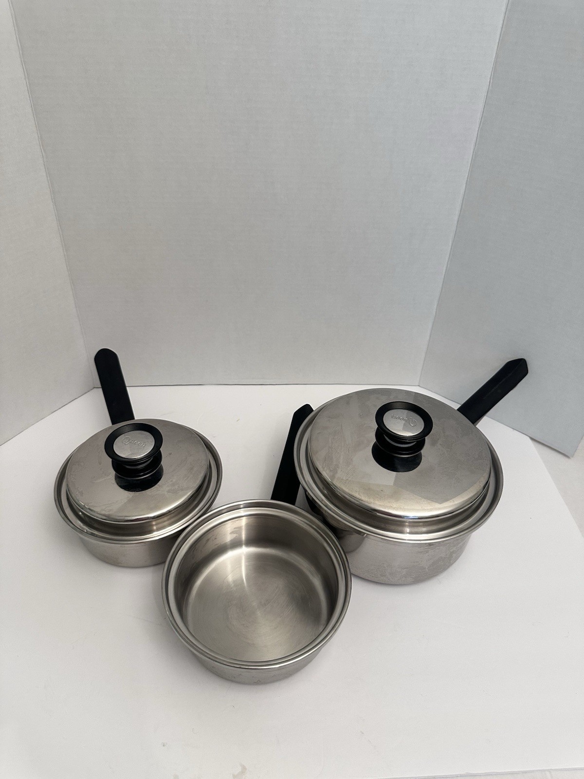 5pc Amway Queen Stainless Steel 18/8 cookware