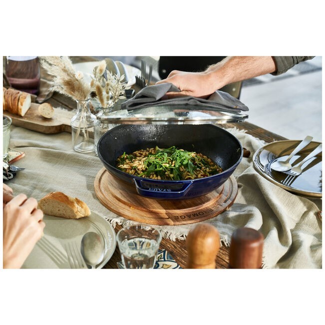 Staub Perfect Pan, Dark Blue, 4.5-qt, Made in France
