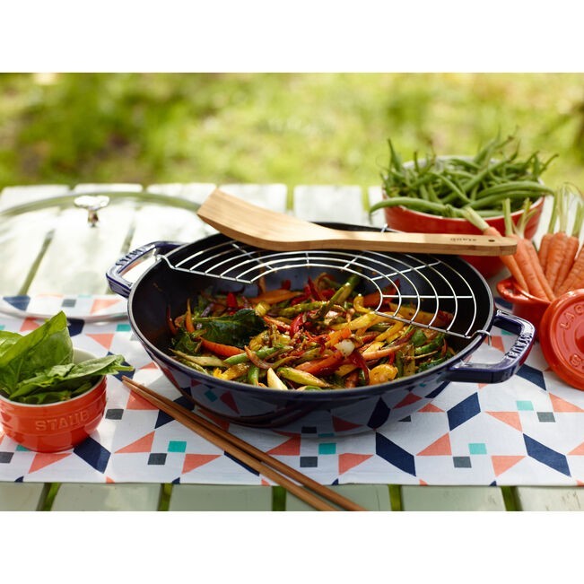 Staub Perfect Pan, Dark Blue, 4.5-qt, Made in France