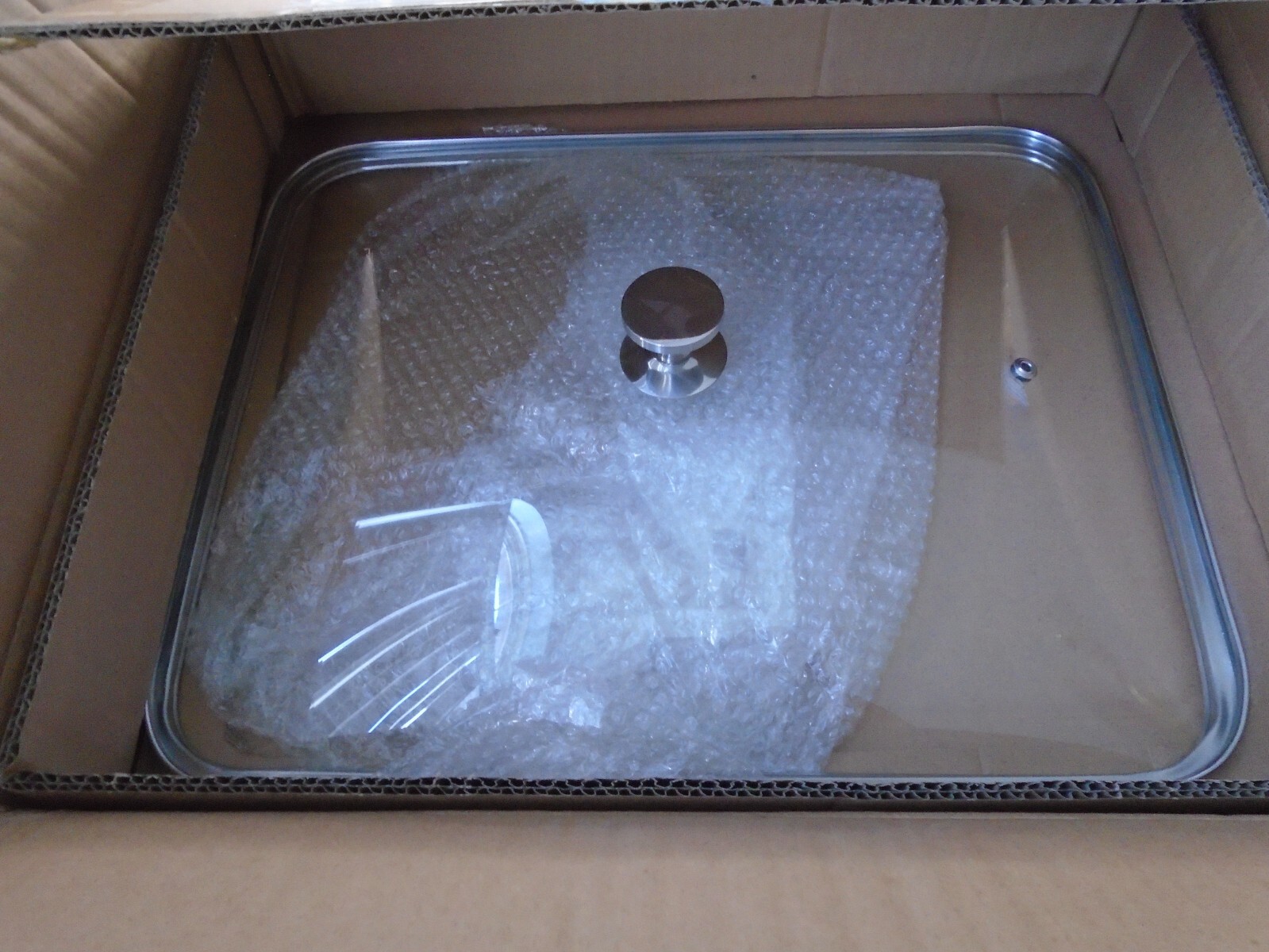 New Cook’s Companion Rectangular Divided Pan Replacement Glass LID ONLY NIB