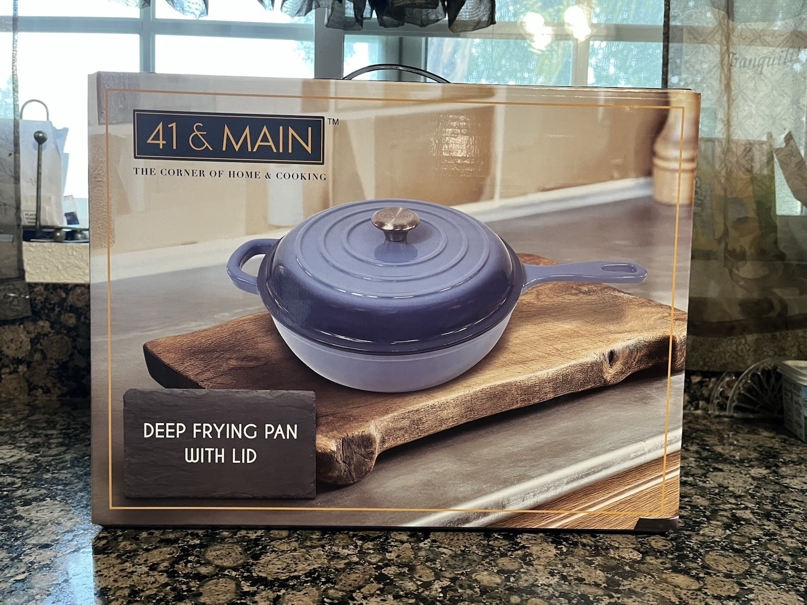 41 & MAIN DEEP Frying Pan with Lid