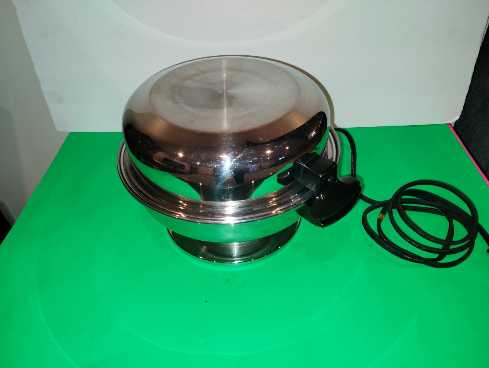 Chef’s Ware 11″ Electric Skillet w/ Dome Lid, Tested, VGUC, Model 100, USA Made