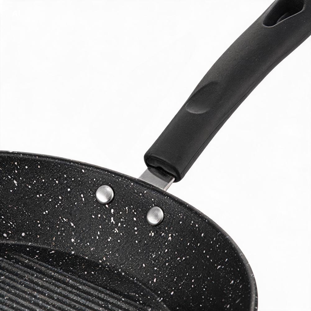 23x23cm Carbon Steel Frying Pan Maifan Stone Coating Lightweight Design