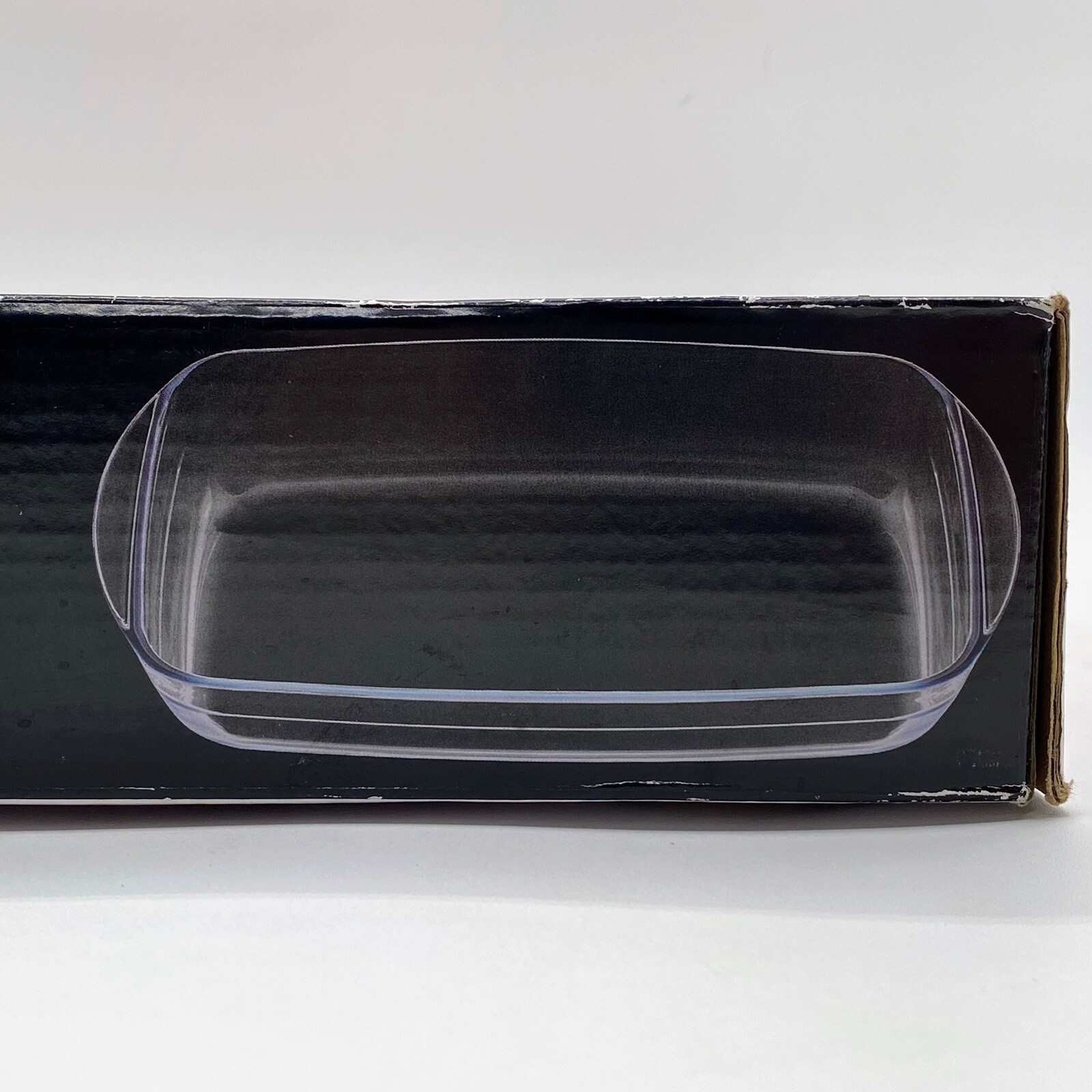 LexiHome Glass Casserole Baking Dish 3.8qt 3.6L Easy Hold Handles 15.4×9.4×2.6″