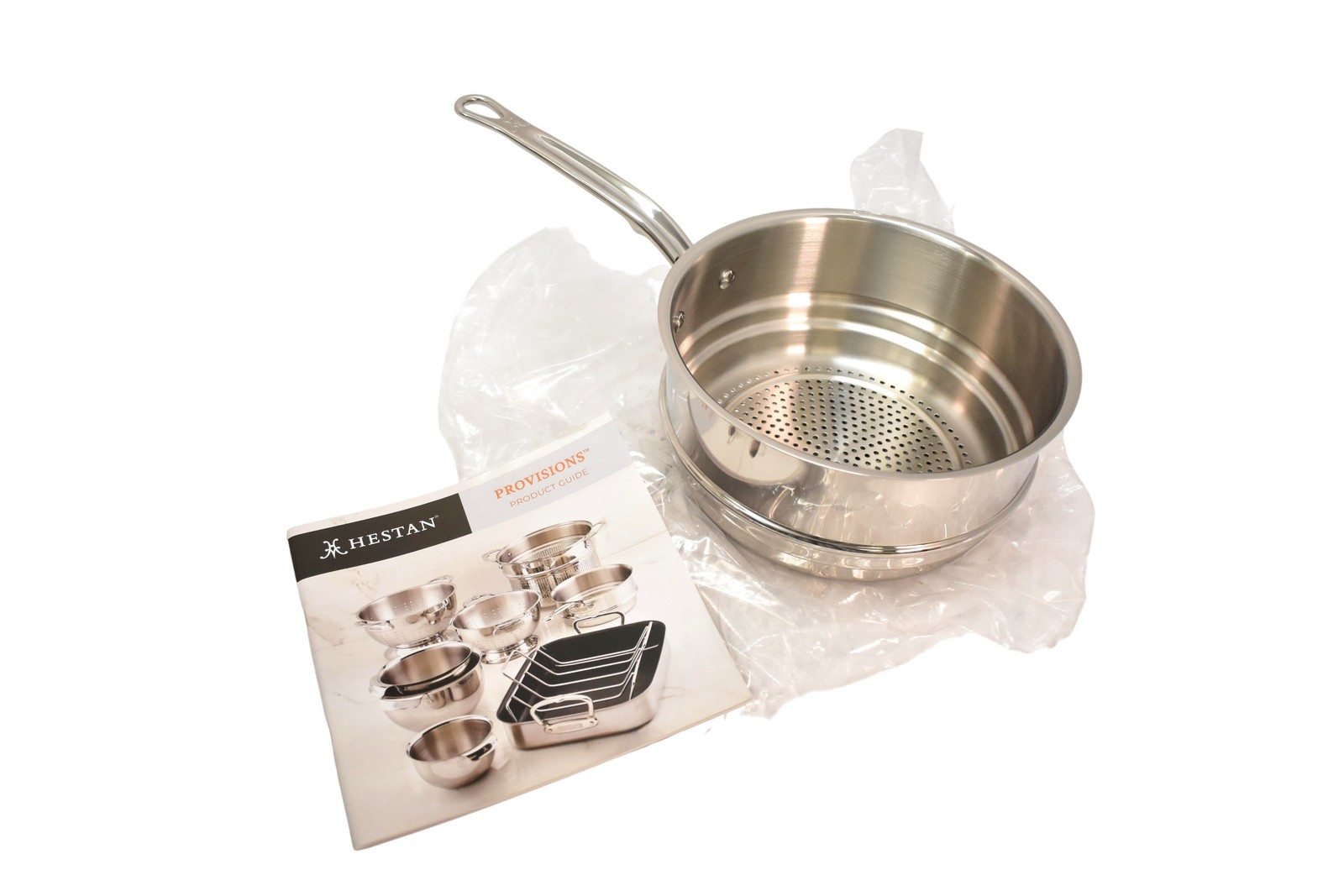 Hestan Steamer Insert 3 Qt 8 In Stainless Steel Silver Dishwasher 71047
