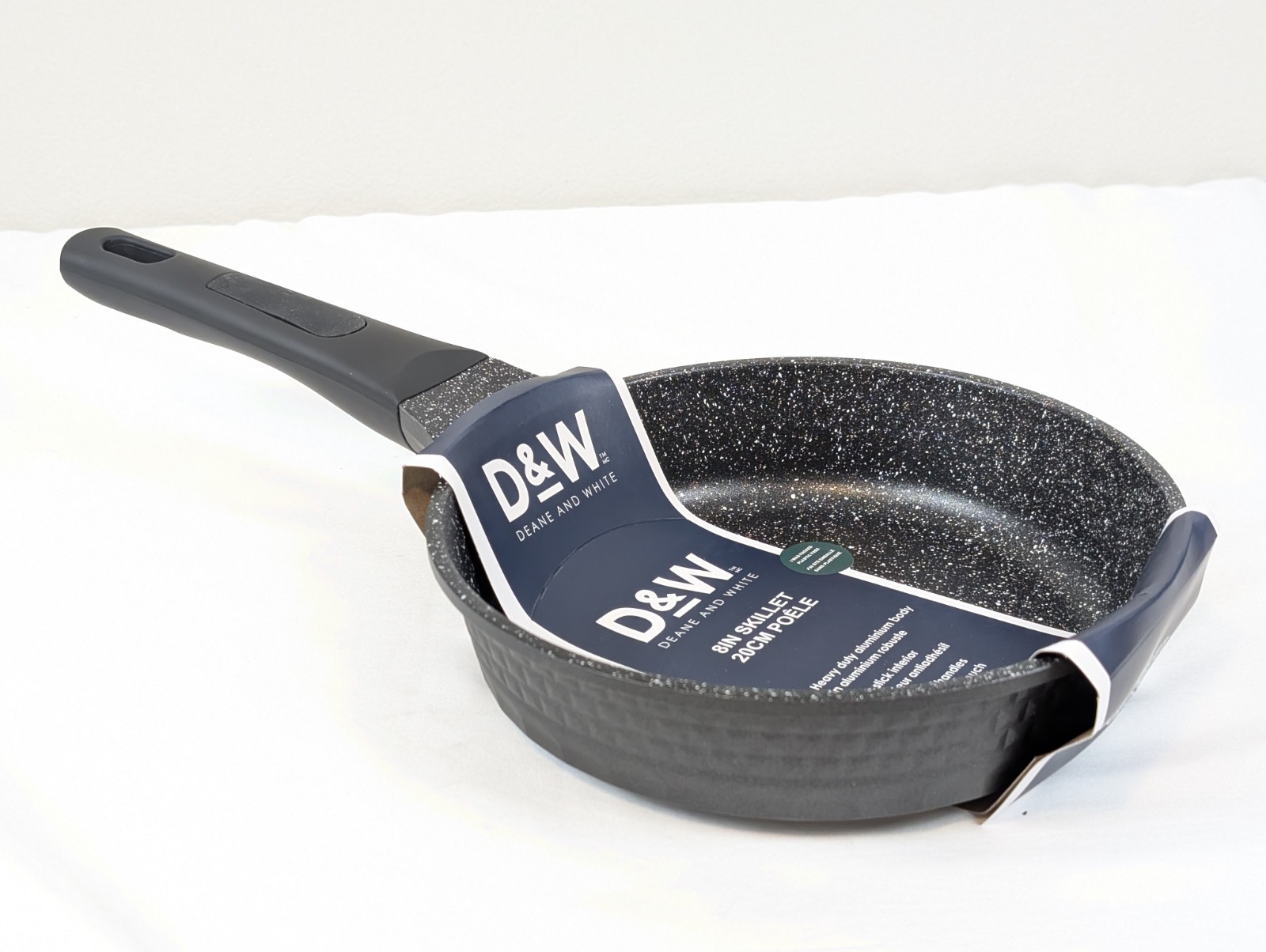 D&W Frying Pan 8 Inch Nonstick FRY Skillet Black Deane & White Premium Cookware