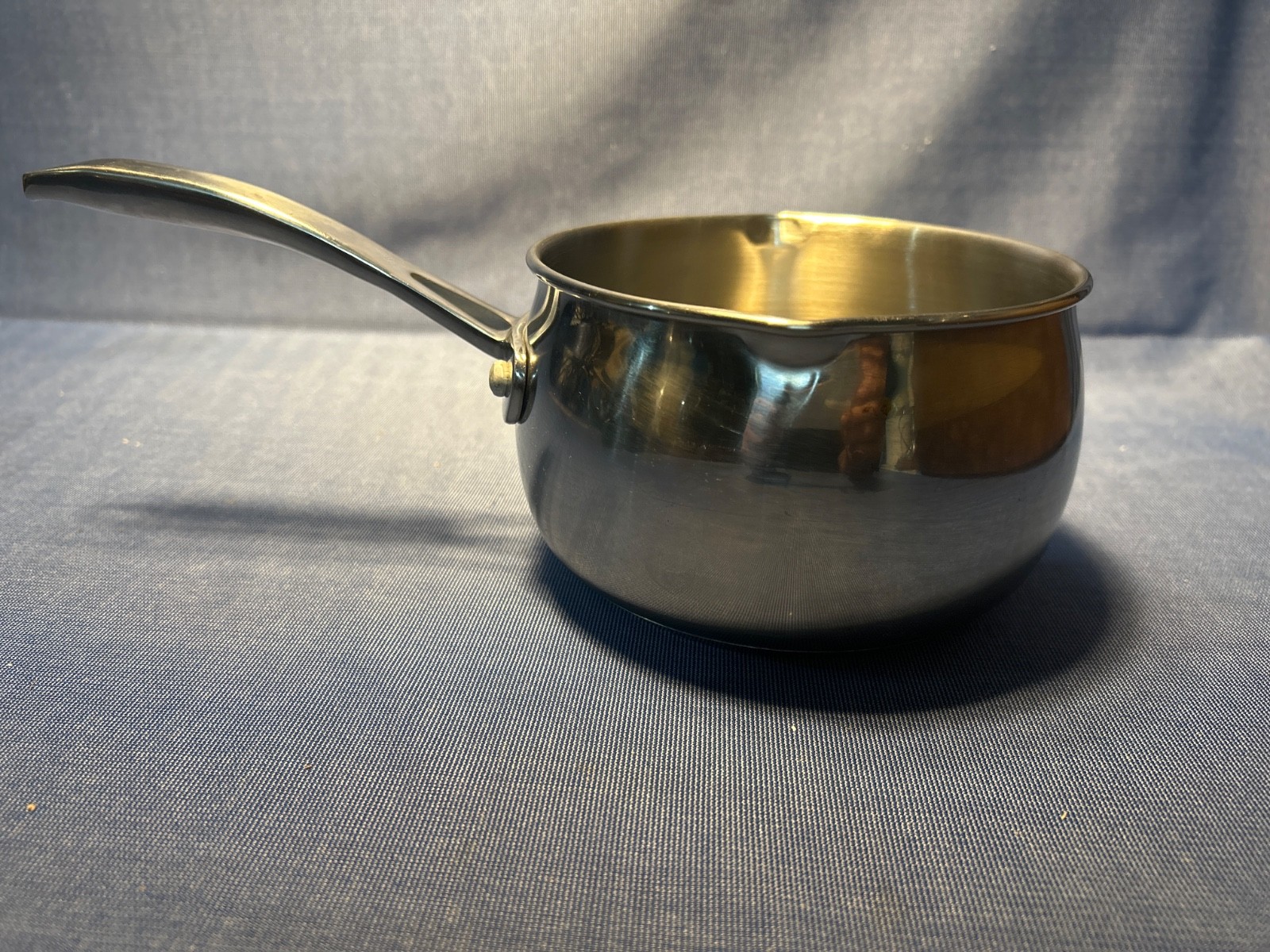 Biltmore Sauce Pans Pot Heavy Stainless Steel Oven Safe Long Handle No Lid
