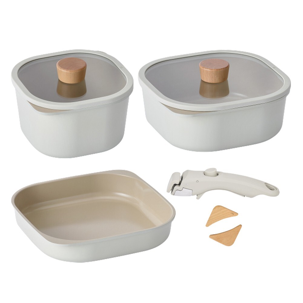 IH Fika Reserve Comfort cookware set 7P Cream
