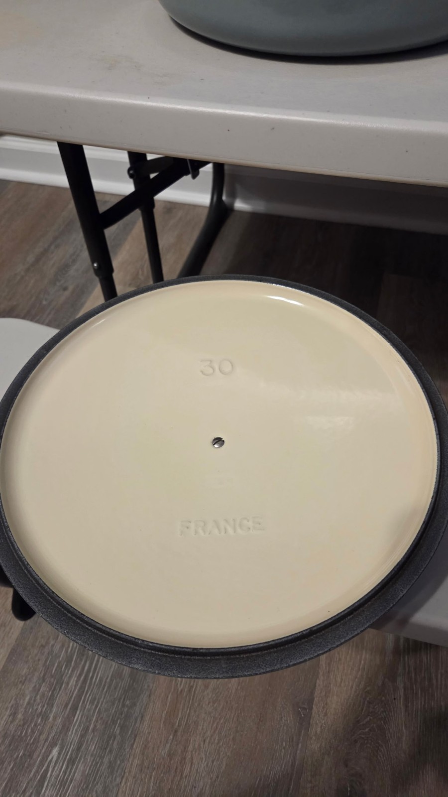 Le Creuset Enameled Cast Iron Signature Risotto Pot 6.75Qt #30 Sky Blue
