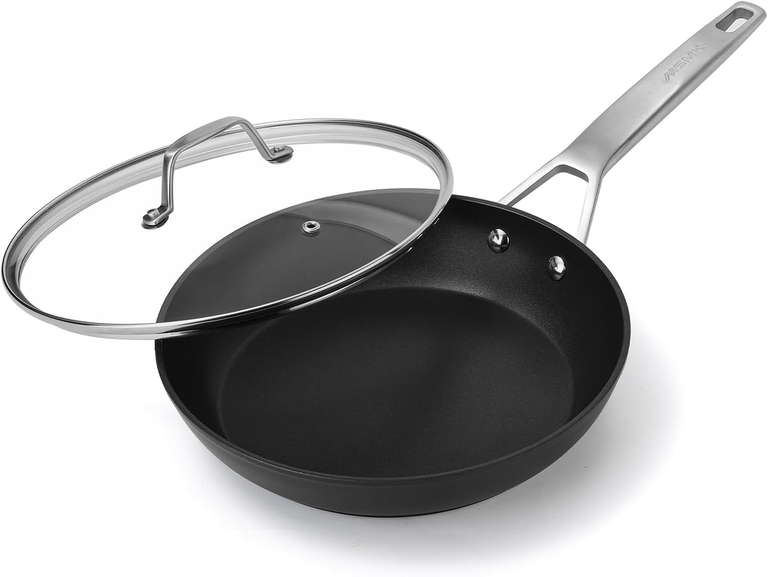 7 Inch Small Egg Nonstick Frying Pan with Lid, Eggs Omelette Burnt Also Non Stic