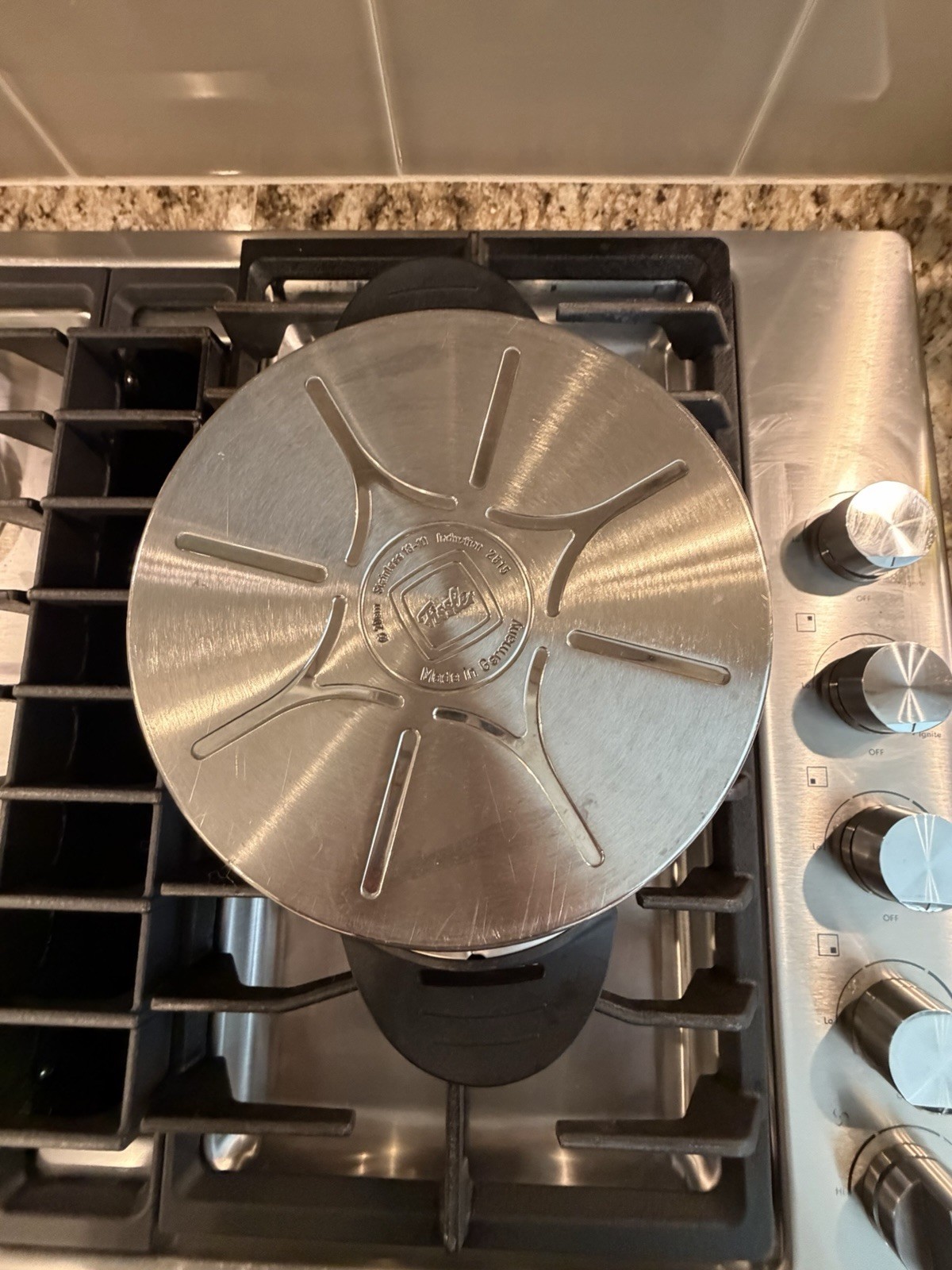 Fissler Intensa Pans Set Of 2 W/Lid SS Made In Germany Rare In USA