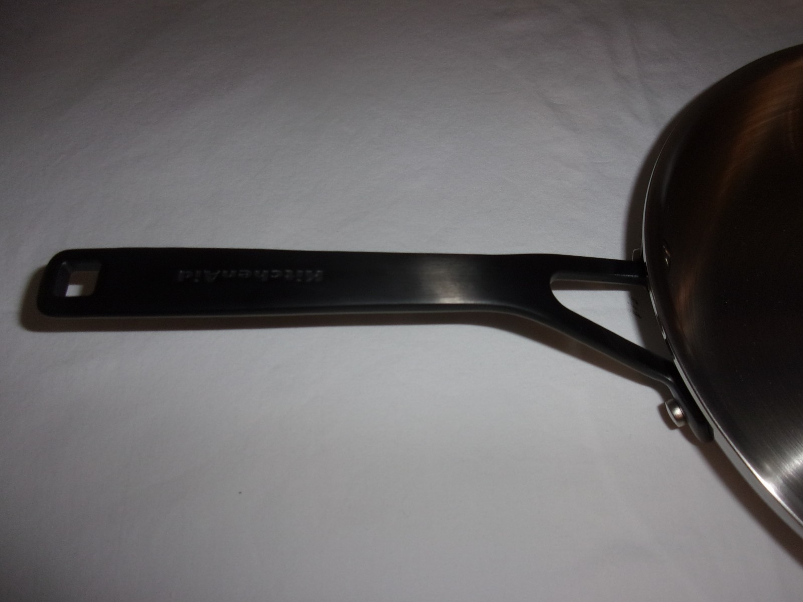 KitchenAid Set of 2 STAINLESS STEEL 5-PLY CLAD 10”25CM /8.5”21 CM Pans No Lid