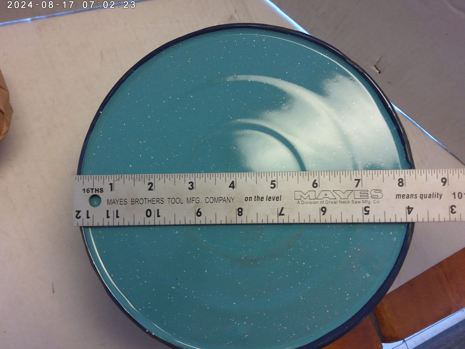 Turquoise enamel tea kettle NEW (company 2nd’s will have chip damage)
