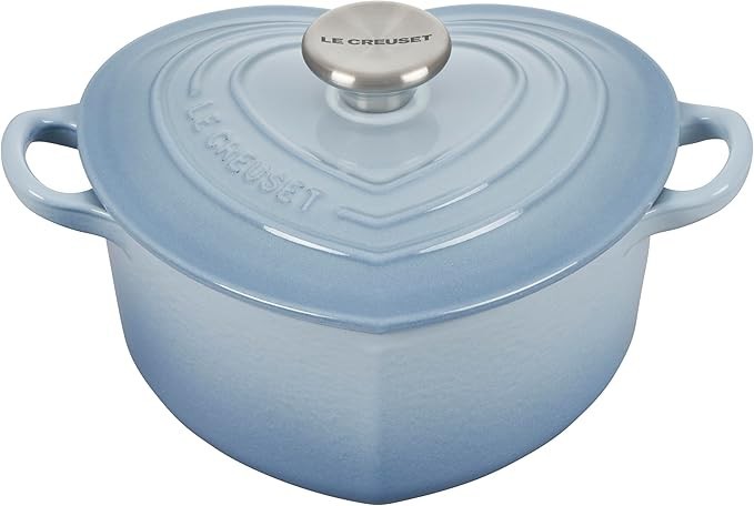 Le Creuset Cocotte d’Amour 20cm 1.9L Coastal Blue Cast Iron Enamel Pot Japan New
