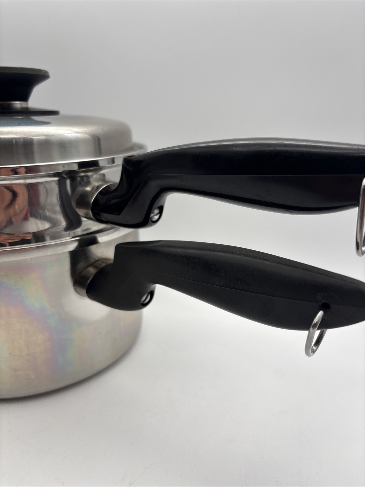 VTG Permanent Multi-Core 5 Ply Stainless Steel 2 qt Saucepan & Steamer Basket
