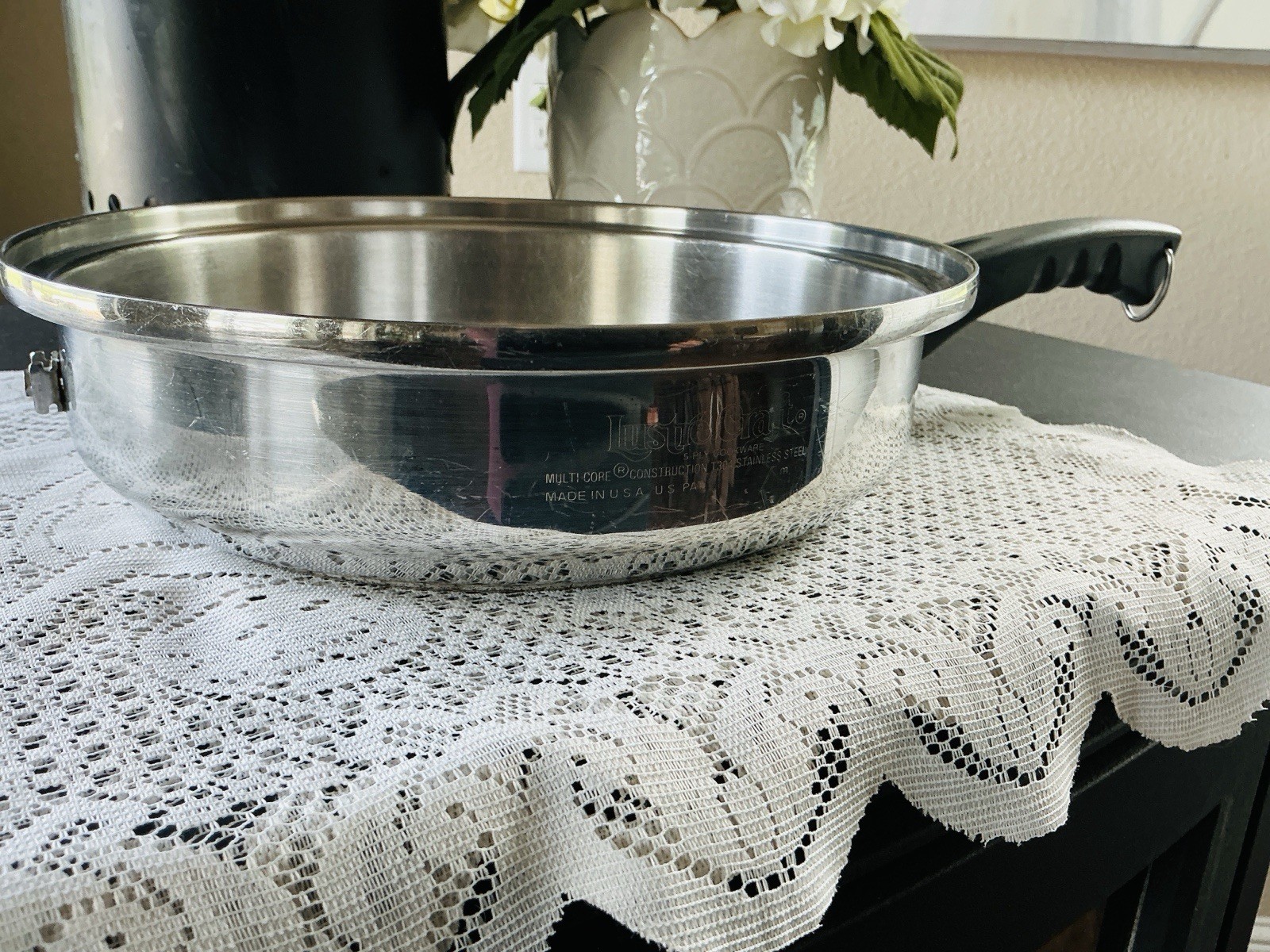 🌼Lustre Craft 5 ply Multi-core Pan/Saute/Skillet, No Lid