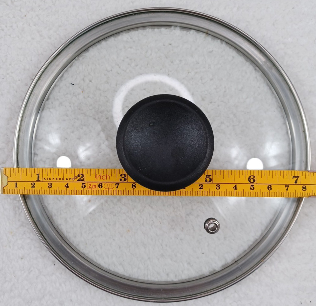 Lid For Kitchen Pot Pan Replacement Clear 7 5/8 Wide