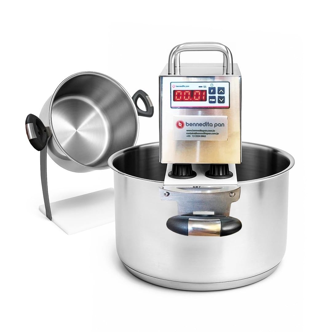 – Automatic Stainless Steel Pan 9 Quarts (8.5 Liters) for Induction and Stove…