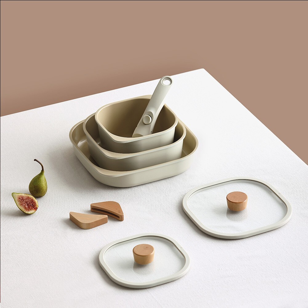 IH Fika Reserve Comfort cookware set 7P Cream