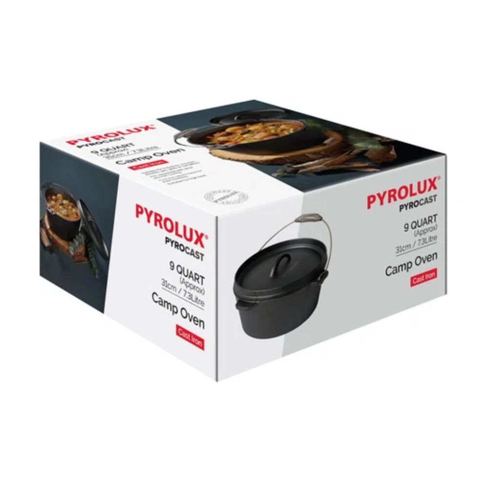 Pyrolux Pyrocast Camp Oven – 31cm / 7.3L