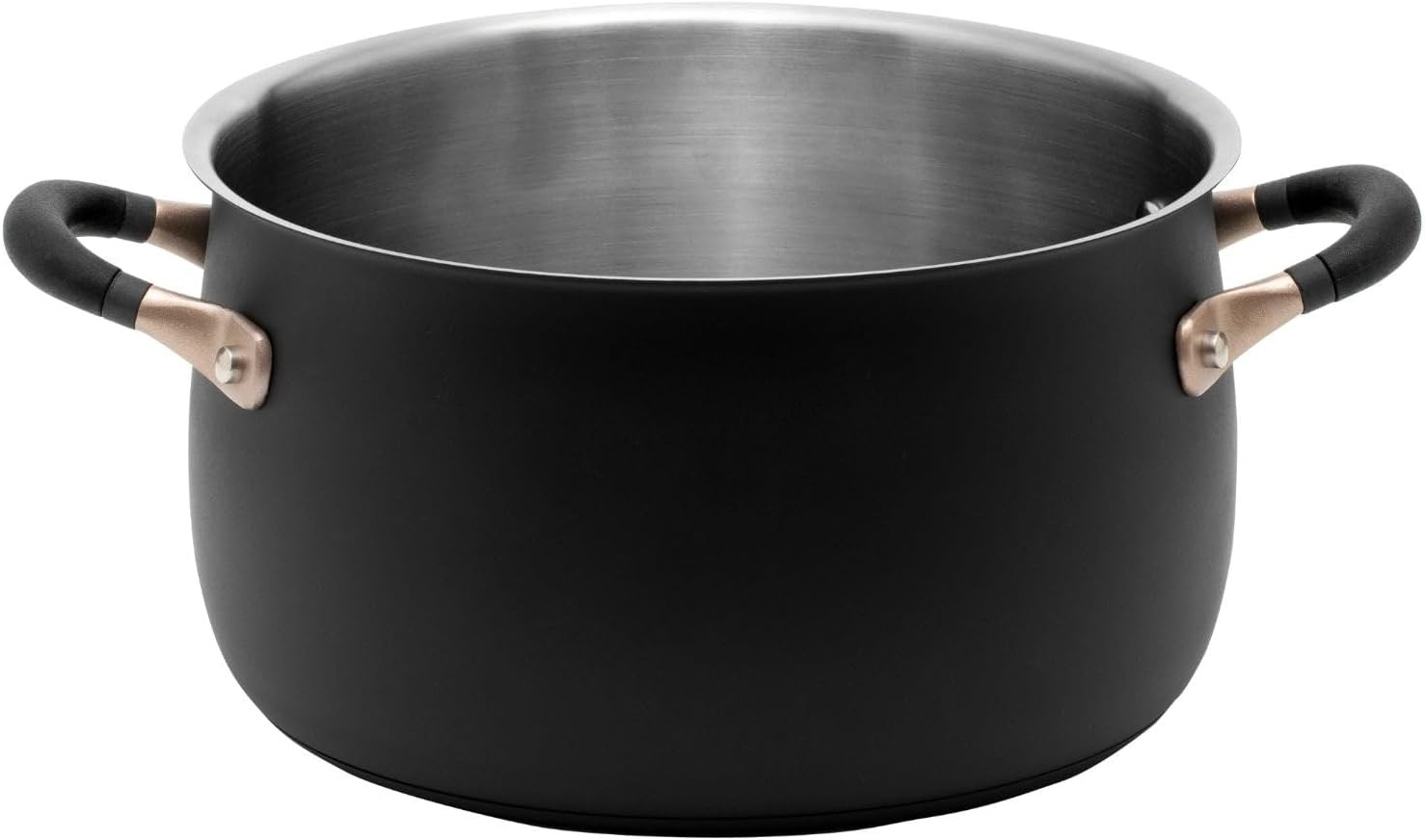 Meyer Stainless Steel Medium Stockpot | 6.5 Quart Stock Pot | Induction Pot | Di