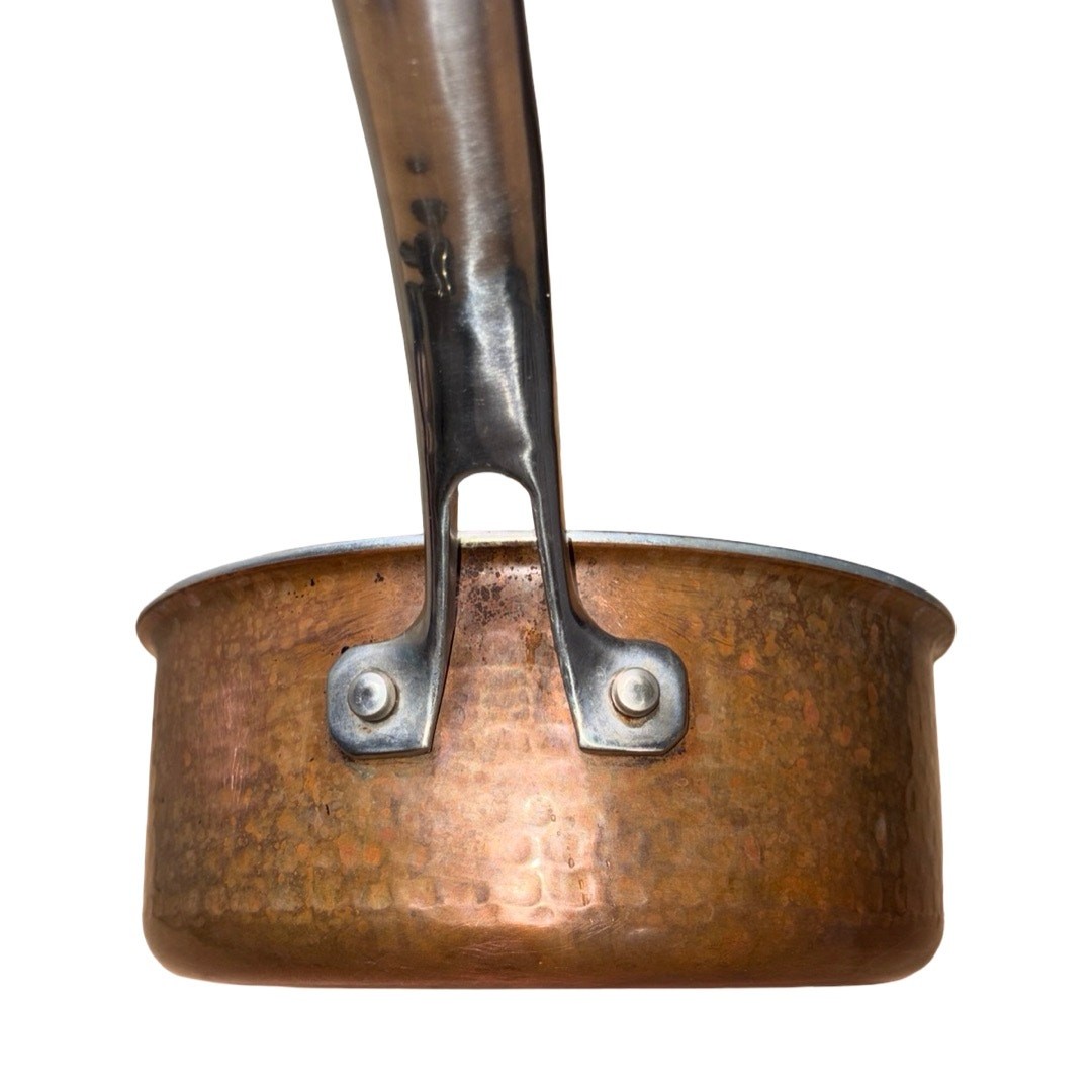 Lagostina Hammered Copper Clad Steel 2 Qt. / 1.9 L. Covered Pot