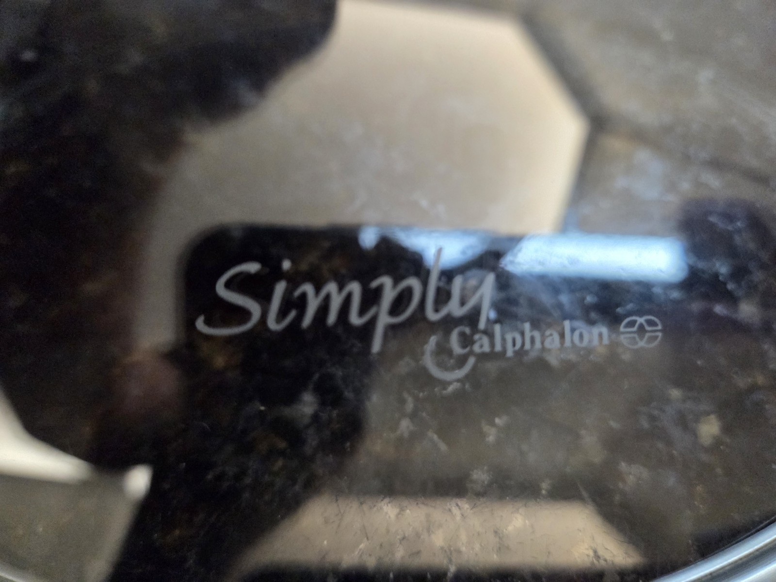 Simply Calphalon Stainless Steel 1390 10 in Skillet Fry Sauté Pan Glass Lid Nice