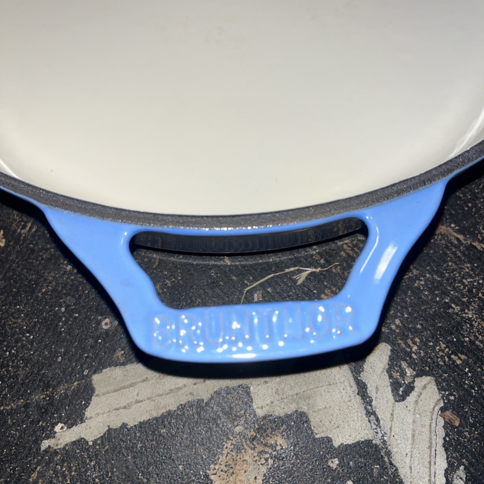 Set 3 Bruntmor Enameled Cast Iron Skillets 8, 10, 12in Blue Nonstick Pans New!