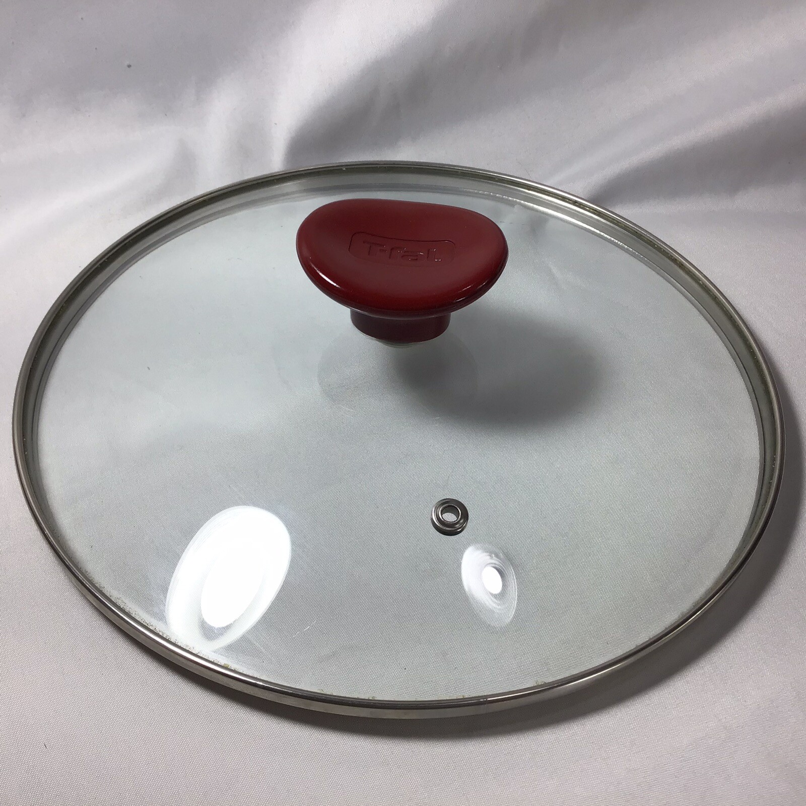 T-Fal Red Knob 9.38″ Vented Glass Replacement Lid