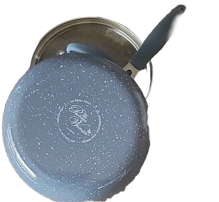 Pioneer Woman ~ KEEPSAKE BLUE SPECKLE ~ 2.5 Qt. ~ Nonstick ~ Saucepan w/Lid