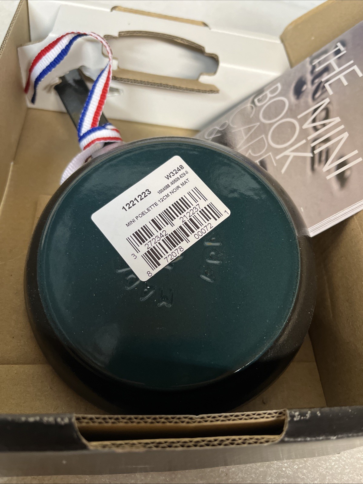 Staub Cast Iron 4.75” 5oz Mini Frying Pan Matte Back Model 1221223 New In Box