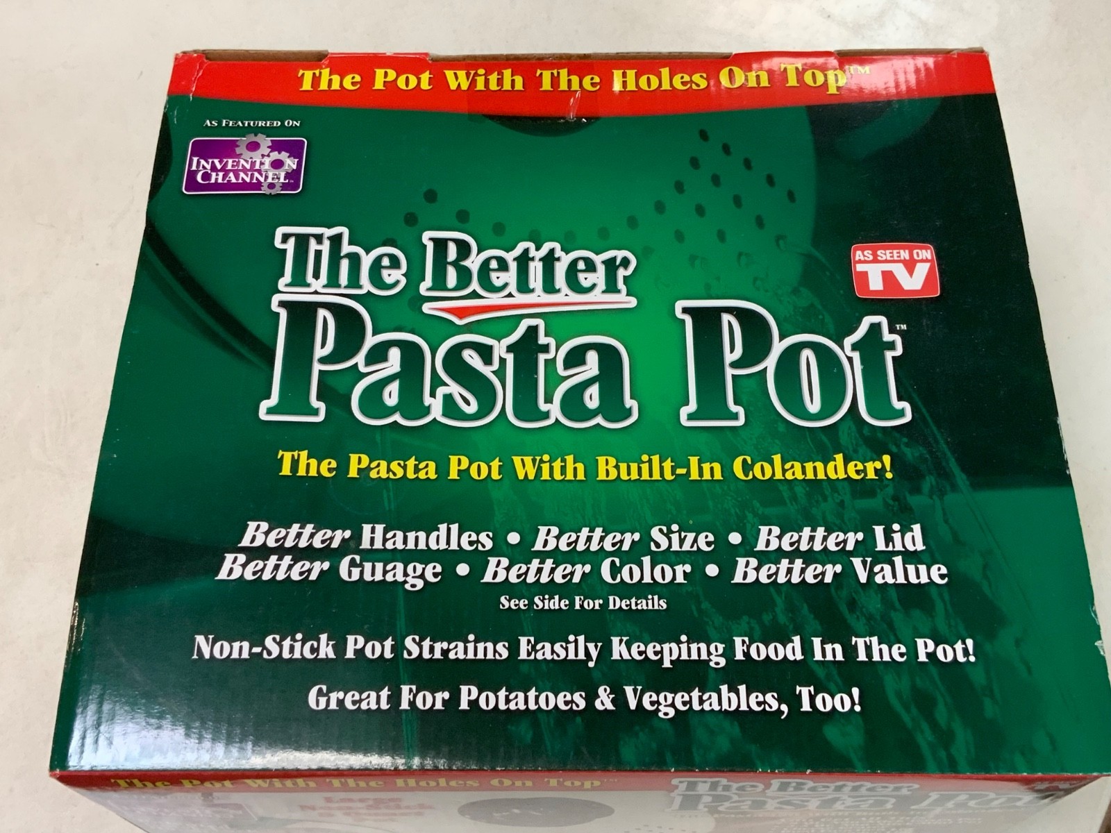 New-The Better Pasta Pot set – 8qt, 2.3qt, Cheese Grater New in Box