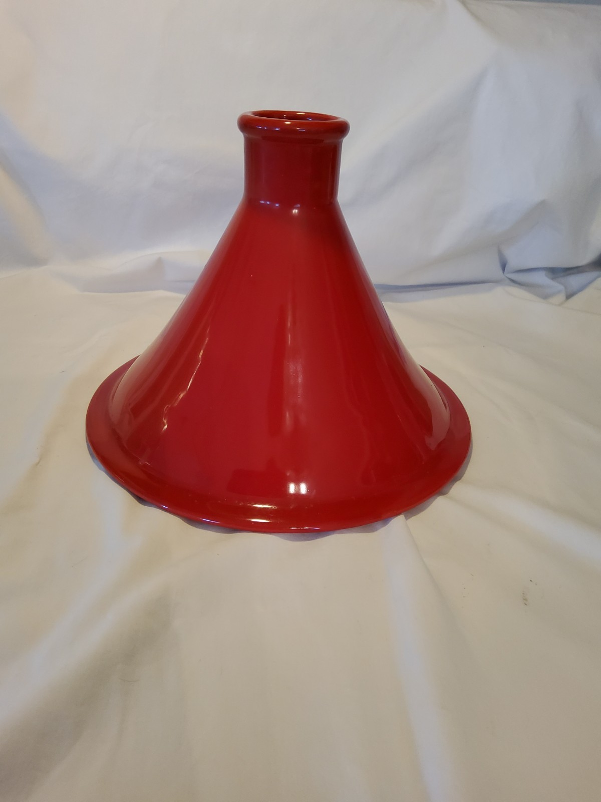 Le Creuset Moroccan Style Replacement Lid for 2.5 Qrt Tagine Cerise Red EUC