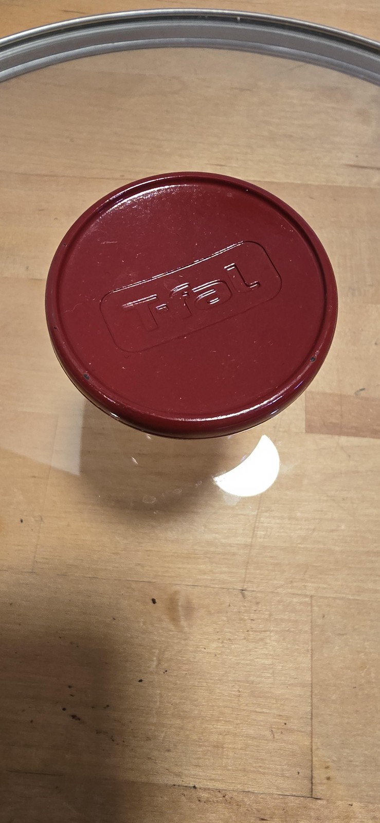 T-fal Red Nonstick Saute Pan With Glass Lid 11 Inch Aluminum Cookware Skillet