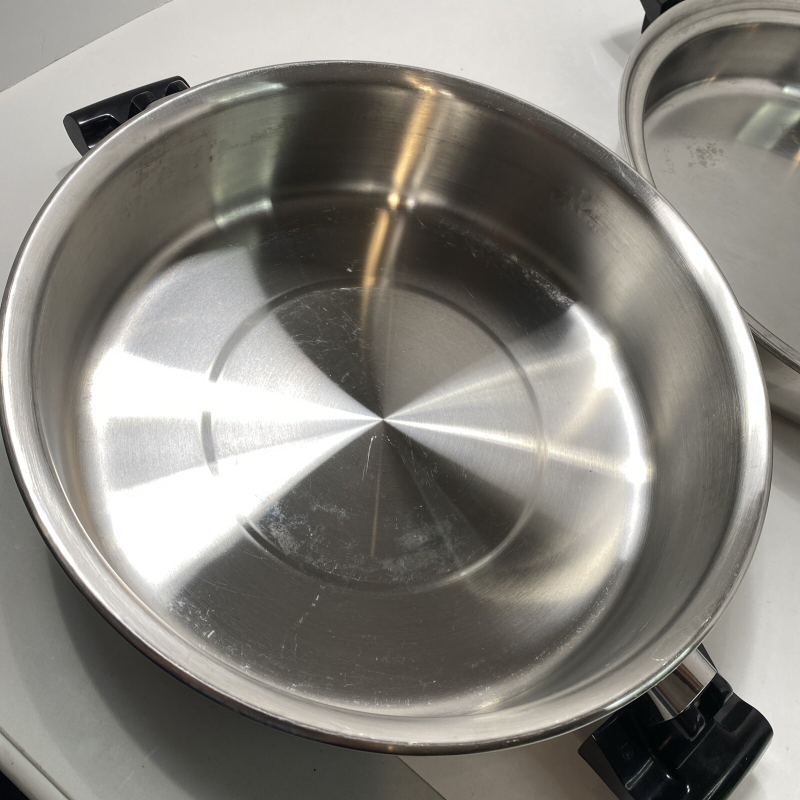 NEW ERA Skillet Liquid Core Waterless Cookware Stainless Steel K7250