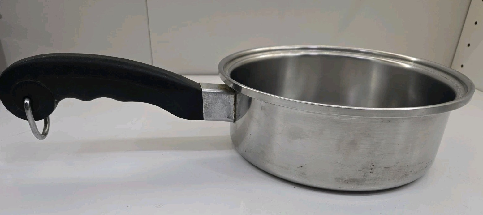 Saladmaster 8” Skillet Pan Stainless T304S Vapo Lid Vintage USA