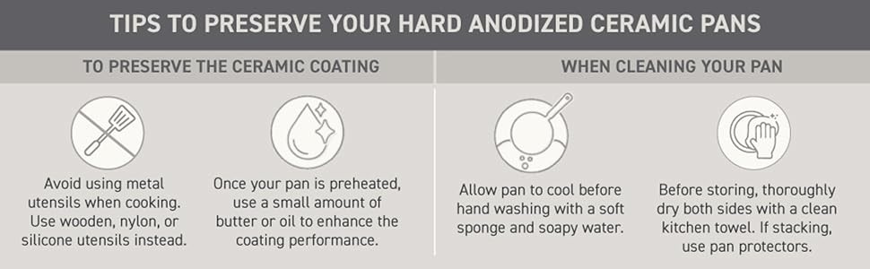 Ultimate Hard Anodized 12-Piece Ceramic Nonstick Cookware Set, Oven Safe Up to