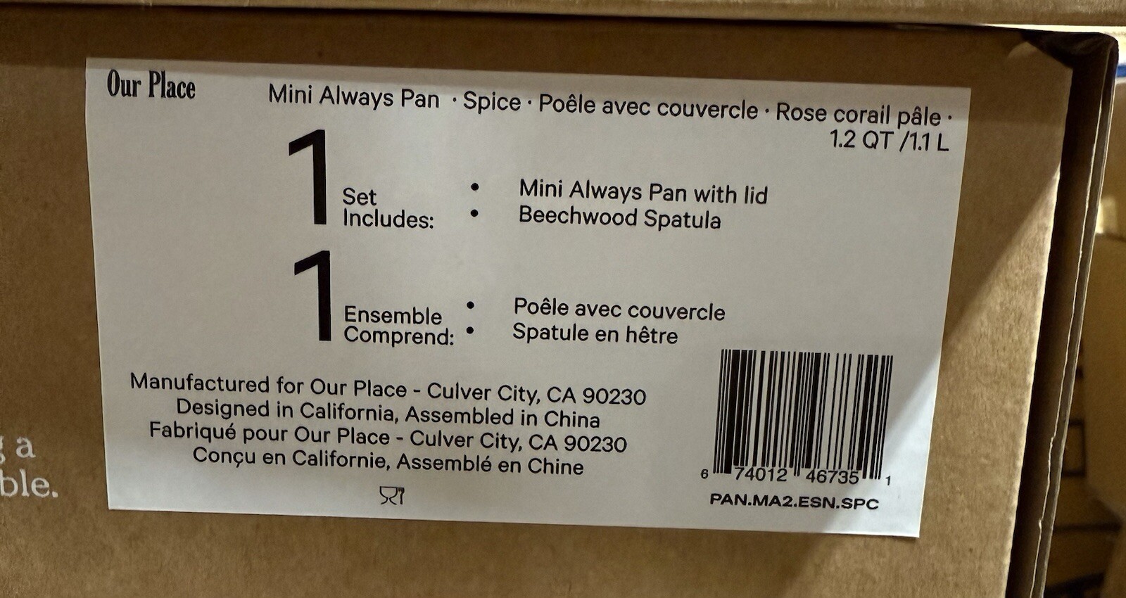 Our Place 8.5″ Ceramic Nonstick Mini Always Pan Spice 1.2 QT READ Description
