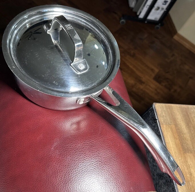 JA Henckels International 2 Qt 1.9L Stainless Steel Saute Pan & Lid